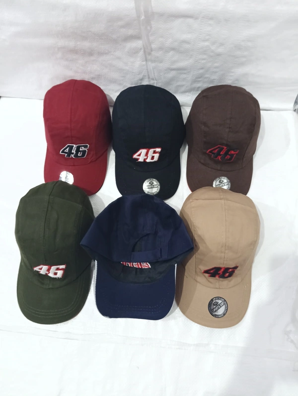 Mens Cotton Embrodary Logo Cap Color - Mix Color Cap Fitting Velcro - Free, 6