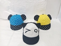 Kids Girls Cotton Caps Colour - Mix Printed Fitting - Velcro - Small, 6