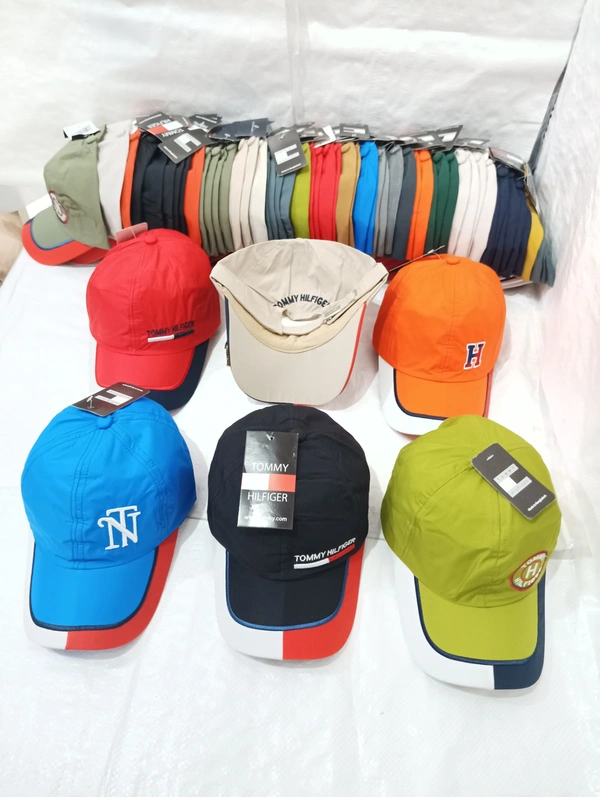 Mens Embrodary Parashute  Material Cap  Color - Mix Color Pack  Fitting - Steel Buckle - Free, 6