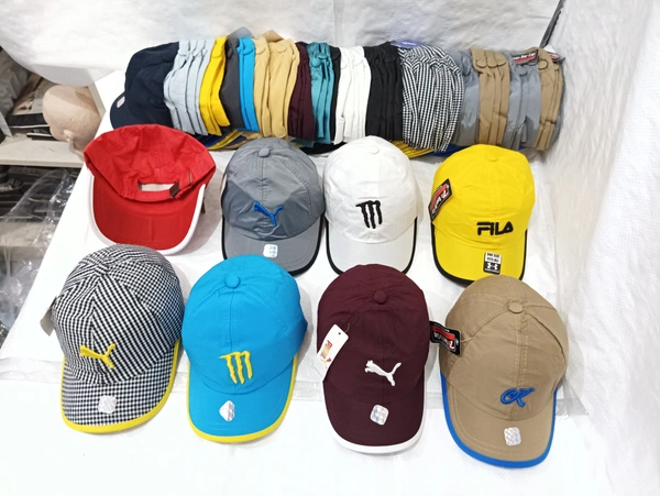 Kids Embrodary Parashute  Material Cap  Color - Mix Color Pack  Fitting - Steel Buckle - Free, 6