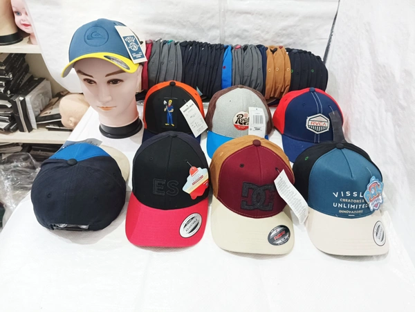 Mens Embrodary Pure Cotton  Material Hip Hop Cap  Color - Mix Color Pack  Fitting - Snapback - Free, 6