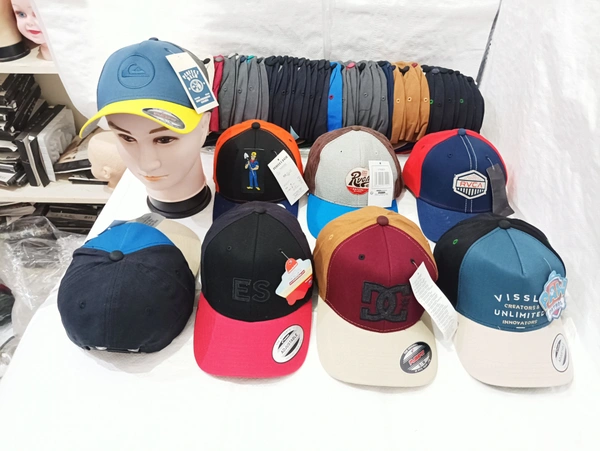 Mens Embrodary Pure Cotton  Material Hip Hop Cap  Color - Mix Color Pack  Fitting - Snapback - Free, 6