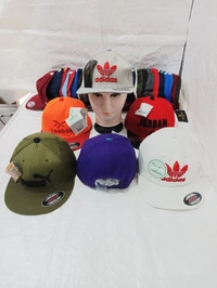 Mens Embrodary Pure Cotton  Material Hip Hop Cap  Color - Mix Color Pack  Fitting - Snapback - Free, 6