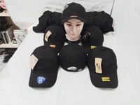 Mens Embrodary Pure Cotton  Material Cap  Color - Black Color Pack  Fitting - Steel Buckle - Free, 6