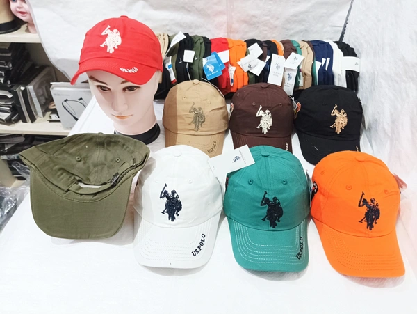 Mens Embrodary Pure Cotton  Material Cap  Color - Mix Color Pack  Fitting - Steel Buckle - Free, 6
