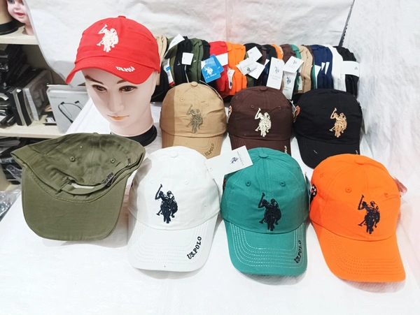 Mens Embrodary Pure Cotton  Material Cap  Color - Mix Color Pack  Fitting - Steel Buckle - Free, 6