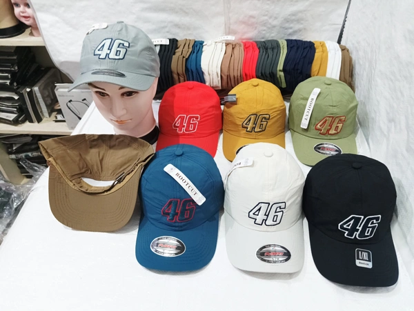 Mens Embrodary Parashute  Material Cap  Color - Mix Color Pack  Fitting - Steel Buckle - Free, 6