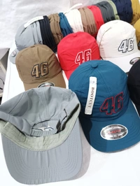 Mens Embrodary Parashute  Material Cap  Color - Mix Color Pack  Fitting - Steel Buckle - Free, 6