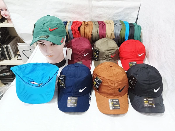 Mens Embrodary Parashute  Material Cap  Color - Mix Color Pack  Fitting - Steel Buckle - Free, 6