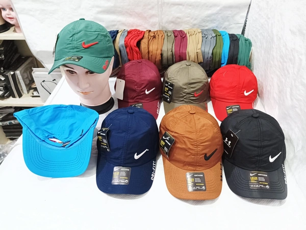 Mens Embrodary Parashute  Material Cap  Color - Mix Color Pack  Fitting - Steel Buckle - Free, 6