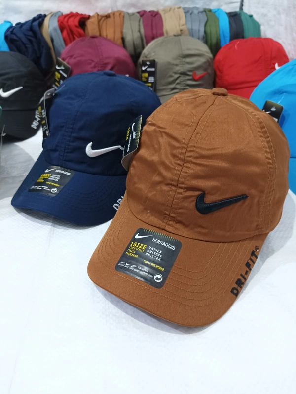 Mens Embrodary Parashute  Material Cap  Color - Mix Color Pack  Fitting - Steel Buckle - Free, 6