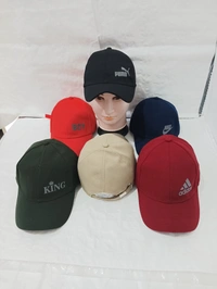 Mens  Indian Flaxi Fit Rubber Print Cap  Color - Mix Color Pack  Fitting - Steel Buckle - Free, 6
