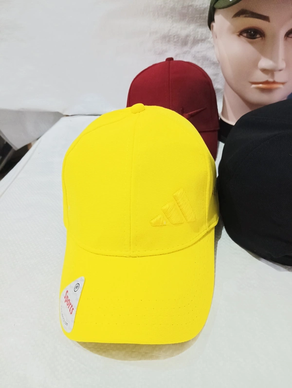 Mens Embrodary Indian Flaxi Fit Material Cap  Color - Mix Color Pack  Fitting - Steel Buckle - Free, 6
