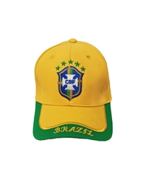 Mens Cotton Embrodary Logo Cap Color Yellow  Color Cap Fitting Steel Buckle - Free, 6