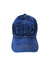 Mens Embrodary Logo Jeans Cotton China Imported Caps Color - Blue Fitting - Buckle - Free, 6