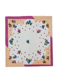 Cotton Multi Color Multi Printed Colorful Hankies - 12
