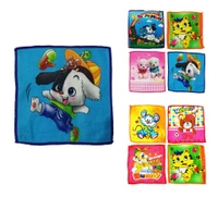 BIJKART  KIDS COTTON MULTI COLOR   MULTI CARTOON PRINT  HANKIES  - 10/10, 12