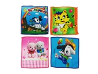 BIJKART  KIDS COTTON MULTI COLOR   MULTI CARTOON PRINT  HANKIES  - 10/10, 12