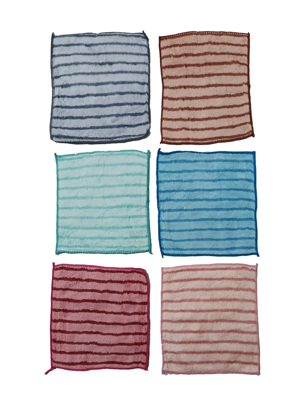 BIJKART  KIDS COTTON MULTI COLOR MULTI DESIGNS SET OF 12 - 10/10, 12