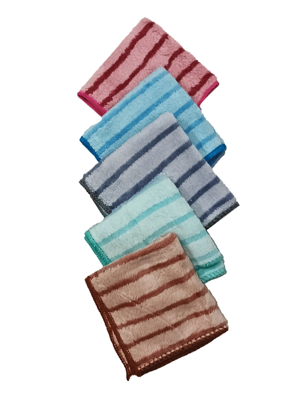 BIJKART  KIDS COTTON MULTI COLOR MULTI DESIGNS SET OF 12 - 10/10, 12