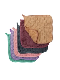 BIJKART  10 in x10 in Hand Towels 12 Pieces with Assorted Colors - 10/10, 12