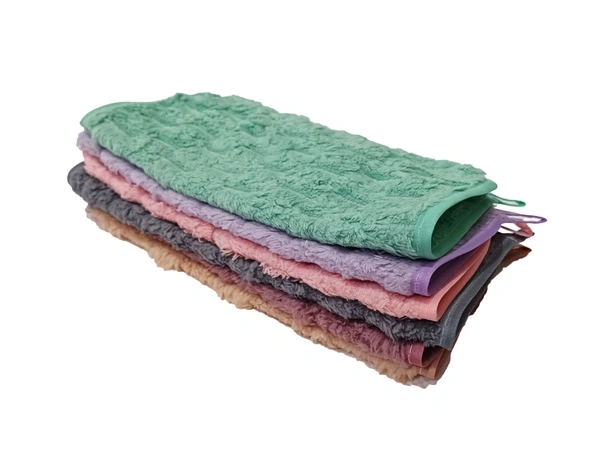 BIJKART  10 in x10 in Hand Towels 12 Pieces with Assorted Colors - 10/10, 12