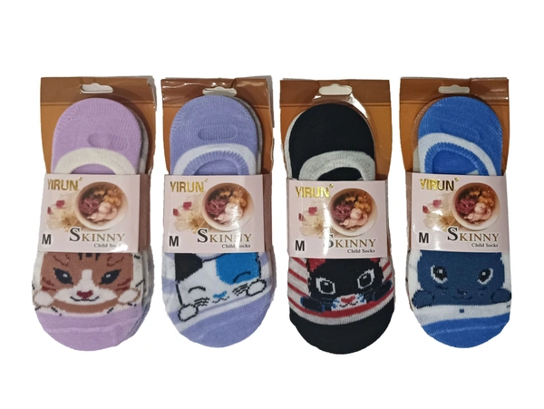 Kids Mix Colour And Mix Printed Disign Loafer Socks  (Pack Of 36 Pairs)
Size-0-3,3-6,6-9,Years - 0-3,3-6,6-9,Years, 36