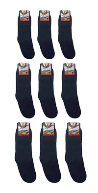 Kids School Socks Blue Color  Pack (Pack Of 18 Pairs)
Size -2,3,4, - Size -2,3,4,, 18