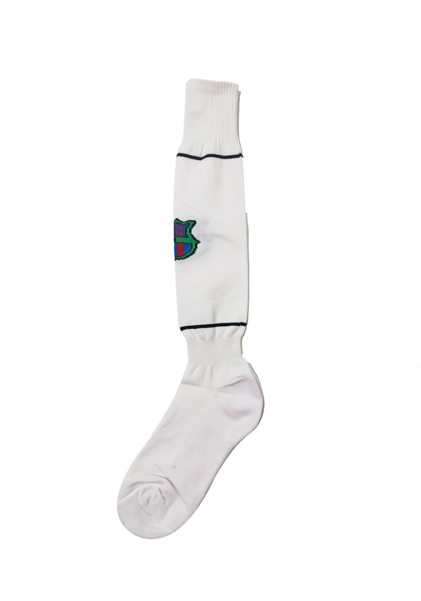 Mens Football Socks White Color Pack Of 6 Pairs - Free, 6