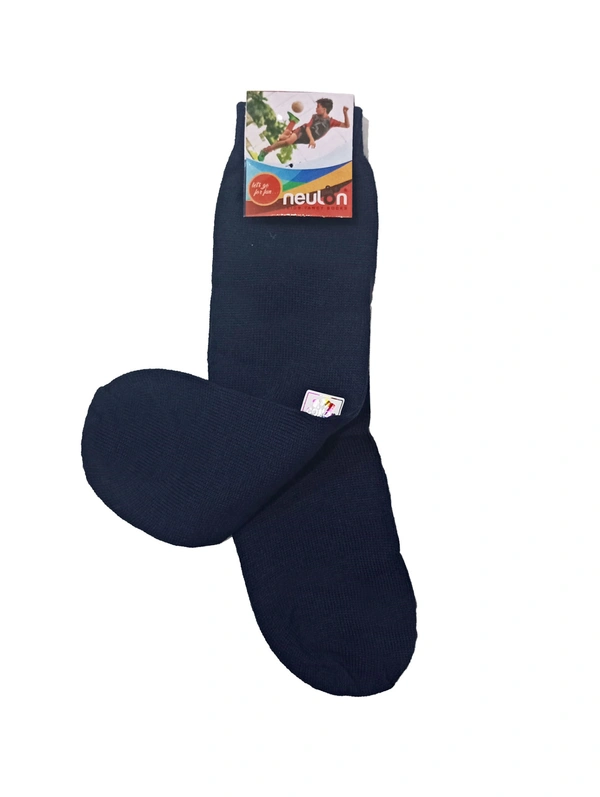 Kids School Socks Blue Color  Pack (Pack Of 18 Pairs)
Size -2,3,4, - Size -2,3,4,, 18
