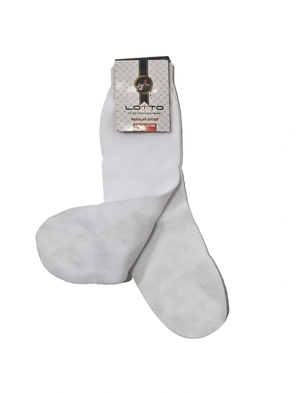 Kids School Socks White Color  Pack (Pack Of 18 Pairs)
Size -2,3,4, - Size -2,3,4,, 18