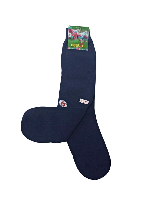 Kids School Socks Blue Color  Pack (Pack Of 12 Pairs)
Size -5-6 - Size -5-6, 12