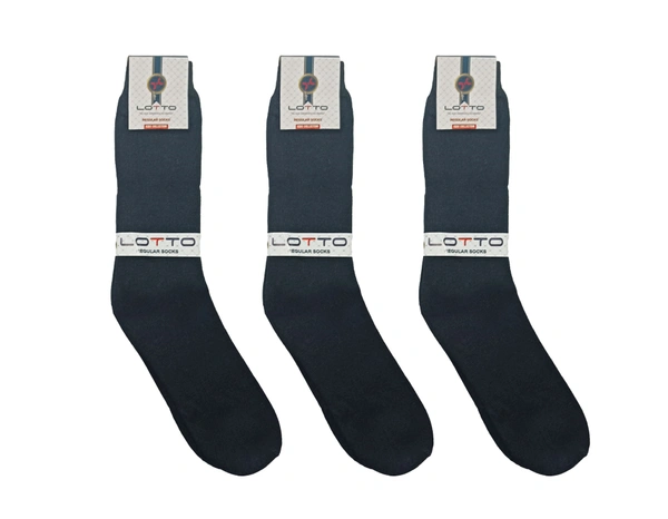Kids School Socks Black Color  Pack (Pack Of 12 Pairs)
Size -5-6 - Size -5-6, 12