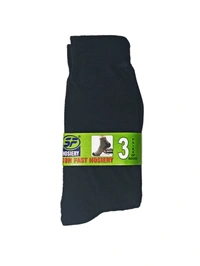 Kids School Socks Black Color Socks (Pack Of 12 Pairs) Size 4 - Size 4, 12