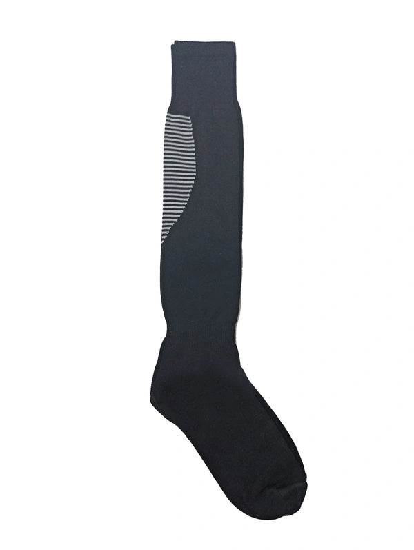Mens Football Socks Black Color Pack Of 6 Pairs - Free, 6