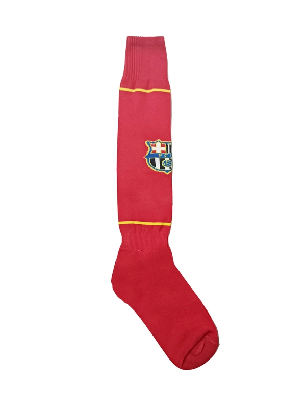 Mens Football Socks Red Color Pack Of 6 Pairs - Free, 6