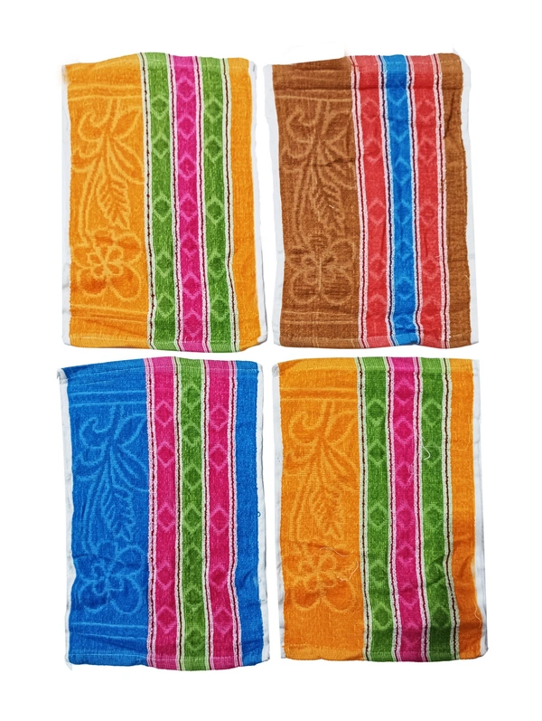BIJKART 15 in x10 in Hand Towels 12 Pieces with Assorted Colors - 15/10, 12