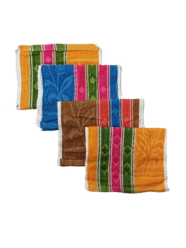 BIJKART 15 in x10 in Hand Towels 12 Pieces with Assorted Colors - 15/10, 12