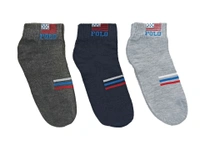 Men  Mix Branded Anklet  Socks, Mix Color Pack (Pack  Of 12 Pairs) - Free, 12