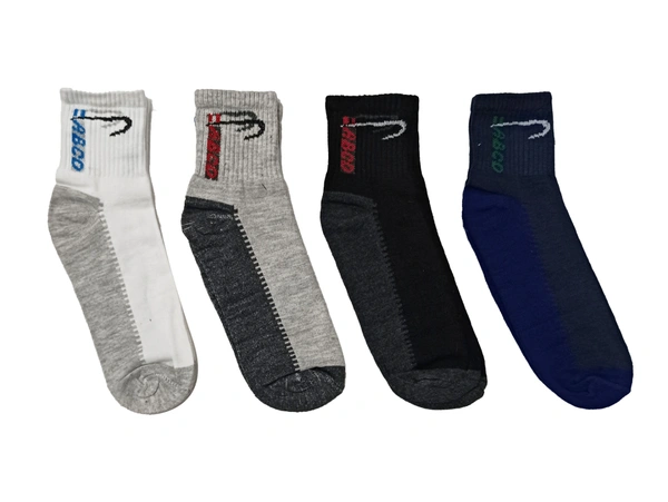 Men Anklet Mix Color Socks  Pack (Pack  Of 12 Pairs) - Free, 12