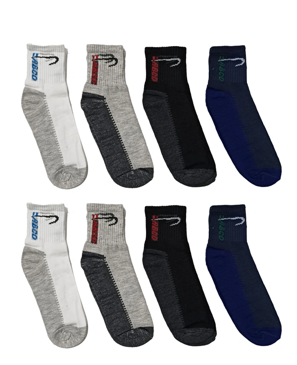 Men Anklet Mix Color Socks  Pack (Pack  Of 12 Pairs) - Free, 12