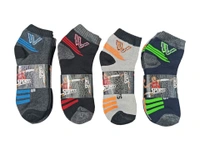 Men Anklet W Socks, Mix Color Pack (Pack  Of 12 Pairs) - Free, 12