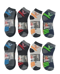 Men Anklet W Socks, Mix Color Pack (Pack  Of 12 Pairs) - Free, 12