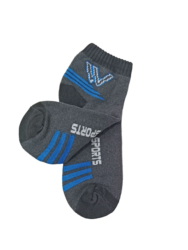 Men Anklet W Socks, Mix Color Pack (Pack  Of 12 Pairs) - Free, 12