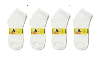 Boys  Socks, White Color Pack (Pack  Of 12 Pairs) - Free, 12