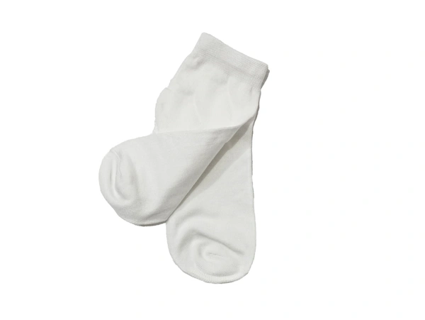 Boys  Socks, White Color Pack (Pack  Of 12 Pairs) - Free, 12
