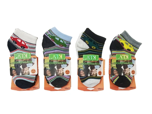 Kids Socks Mix Colour Pack  (Pack Of 12 Pair )
Size-3-6,6-9,9-12, Year - 3-6,6-9,9-12, Year, 12