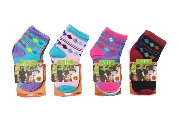 Kids Socks Mix Colour Pack  (Pack Of 12 Pair )
Size-3-6,6-9,9-12, Year - 3-6,6-9,9-12, Year, 12