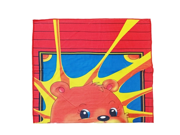 BIJKART  24 in x 48 in Bath Towel 12 Pieces with Assorted Cartoon Print And Colors - 24/48, 12