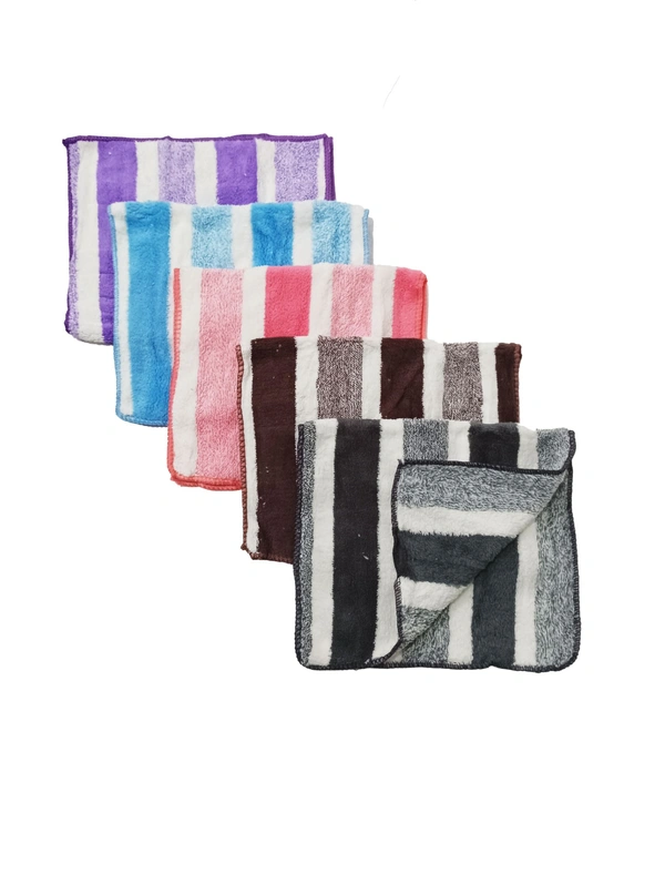 BIJKART 12 in x18 in Hand Towels 12 Pieces with Assorted Colors - 12/18, 12